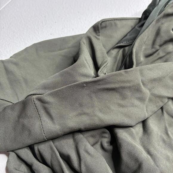 Helmut Lang Draped Halter Midi Dress Size P Made in USA Asymmetrical Minimalist - Picture 6 of 11